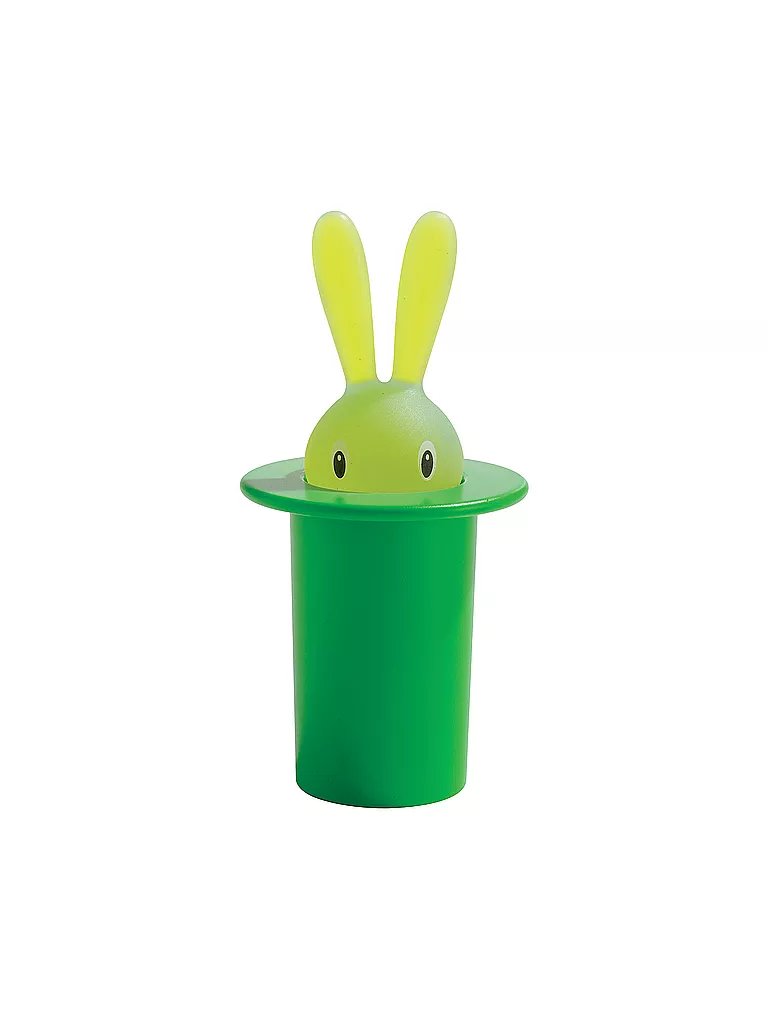 ALESSI | Zahnstocherbehälter Magic Bunny 7,5cm Grün | grün