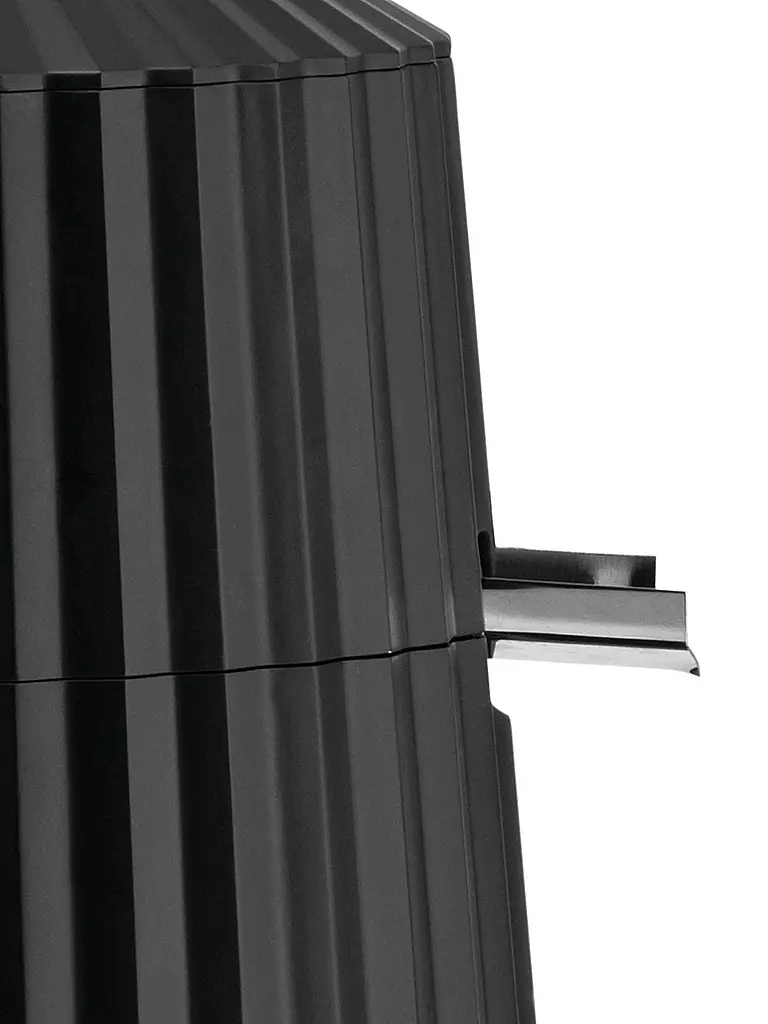 ALESSI | Zitruspresse Plisse Schwarz MDL07/B | dunkelgrün