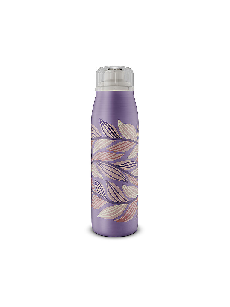 ALFI Isolierflasche - Thermosflasche Kids 0,5l Leaves lila