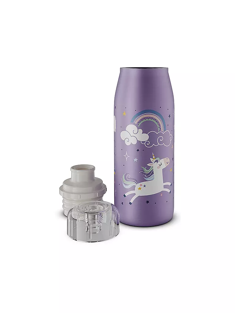 ALFI | Isolierflasche - Thermosflasche Kids 0,35l Unique Unicorns | hellgrün