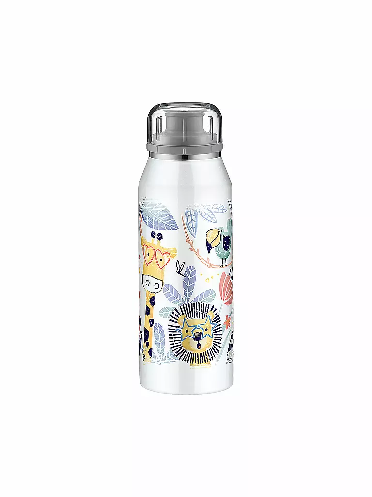 ALFI | Isolierflasche - Thermosflasche Kids Crazy Jungle | weiss