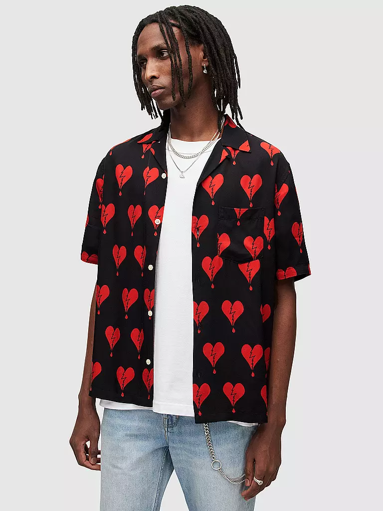 ALLSAINTS | Hemd BREAK UP | schwarz