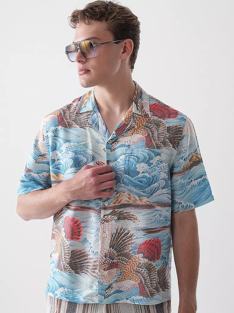 ALLSAINTS | Hemd Regular Fit | blau