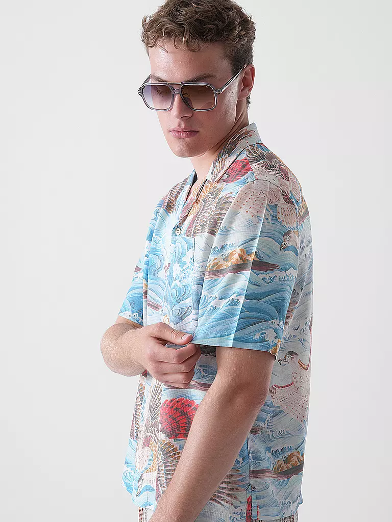 ALLSAINTS | Hemd Regular Fit | blau