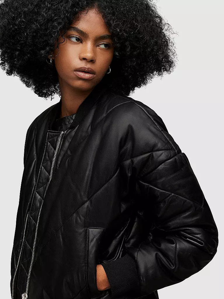 ALLSAINTS | Lederjacke - Blouson | schwarz