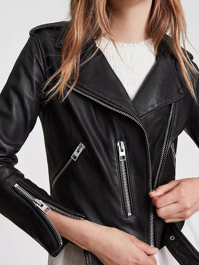 ALLSAINTS | Lederjacke Balfern | schwarz