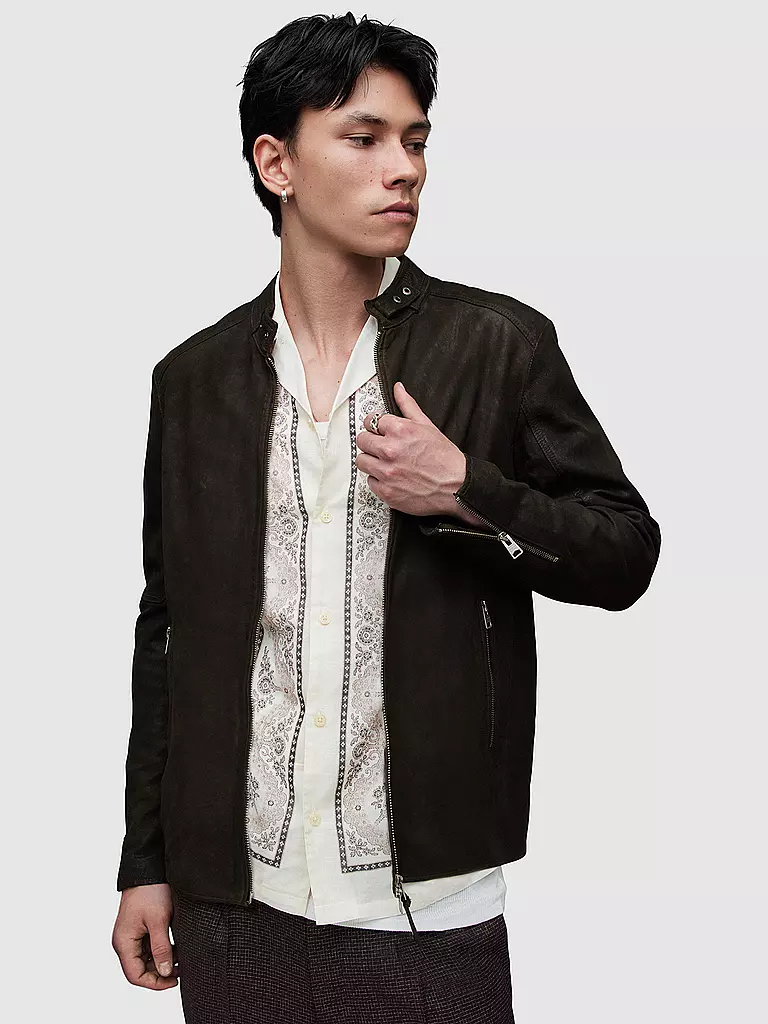 ALLSAINTS | Lederjacke CORA | grau