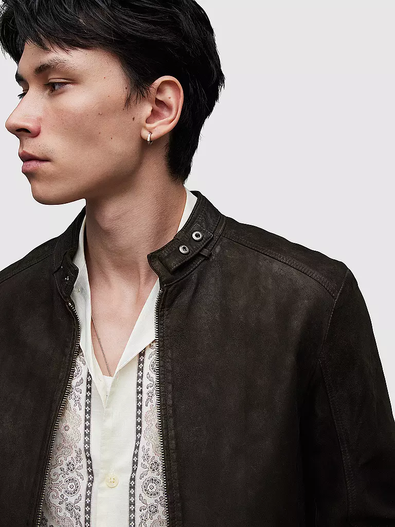 ALLSAINTS | Lederjacke CORA | grau