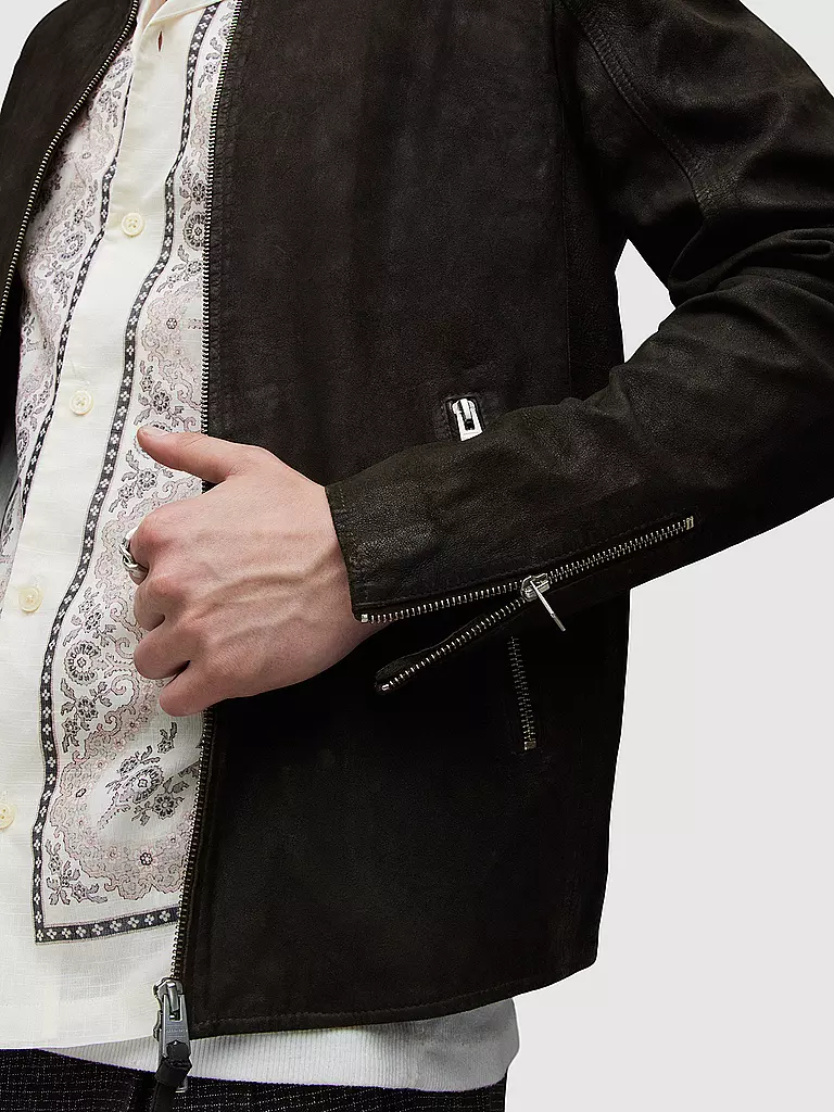 ALLSAINTS | Lederjacke CORA | grau