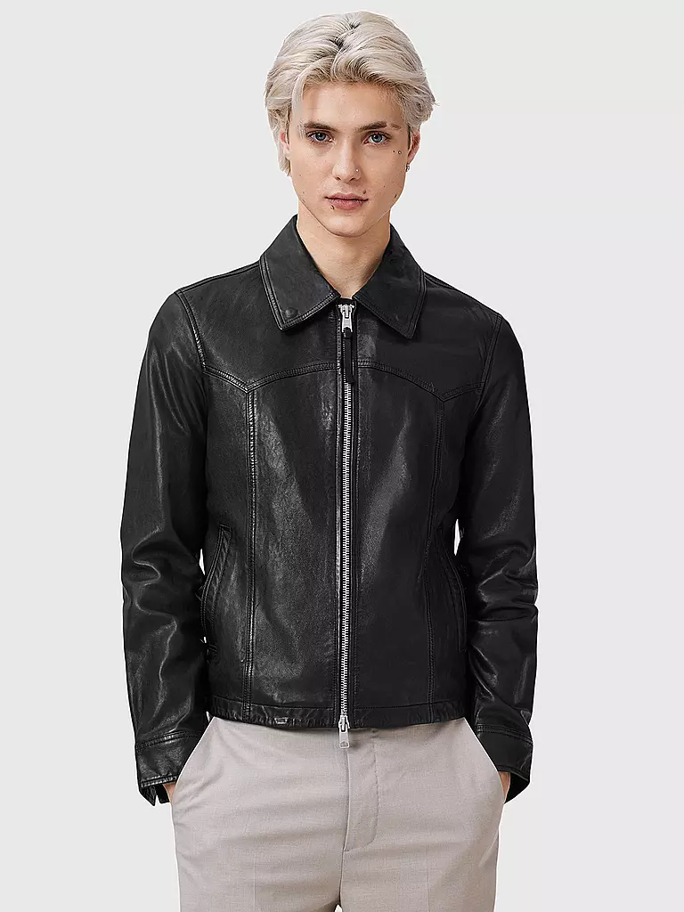 ALLSAINTS | Lederjacke NELLCOT | schwarz