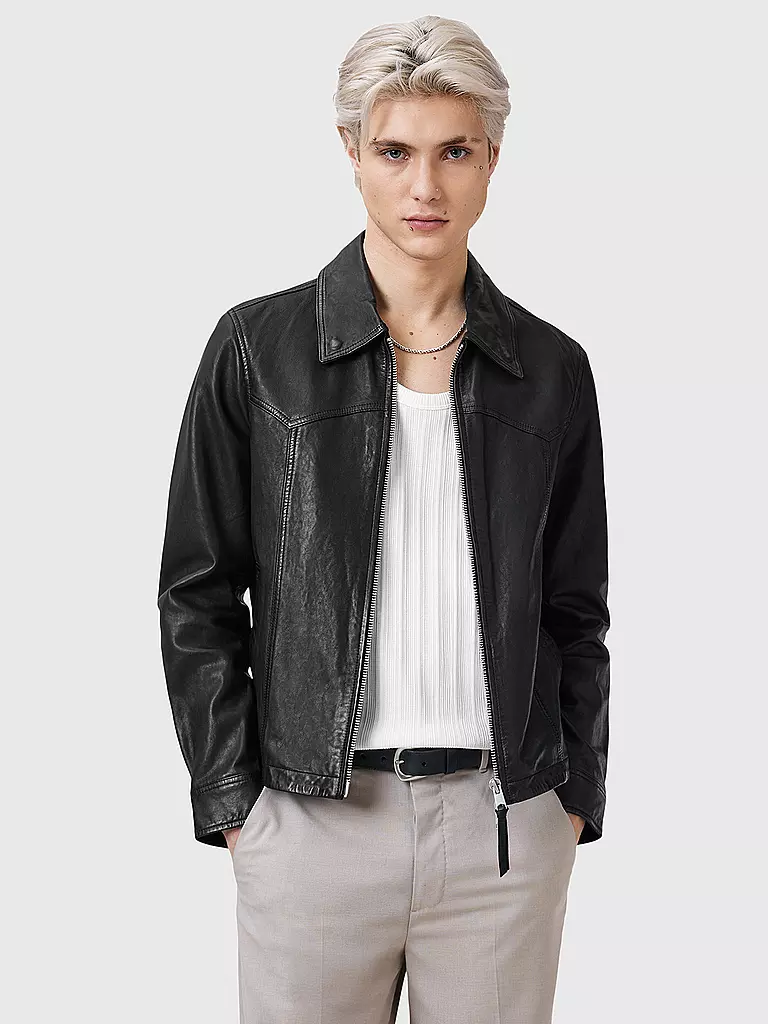 ALLSAINTS | Lederjacke NELLCOT | schwarz