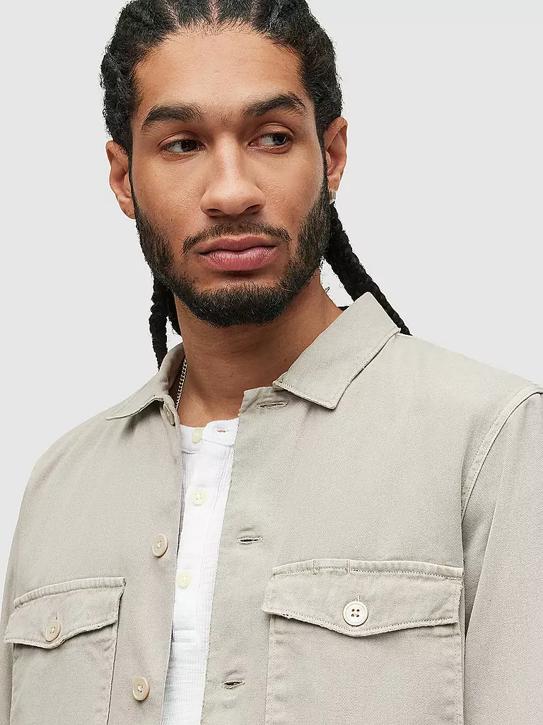 ALLSAINTS | Overshirt Spotter  | grau