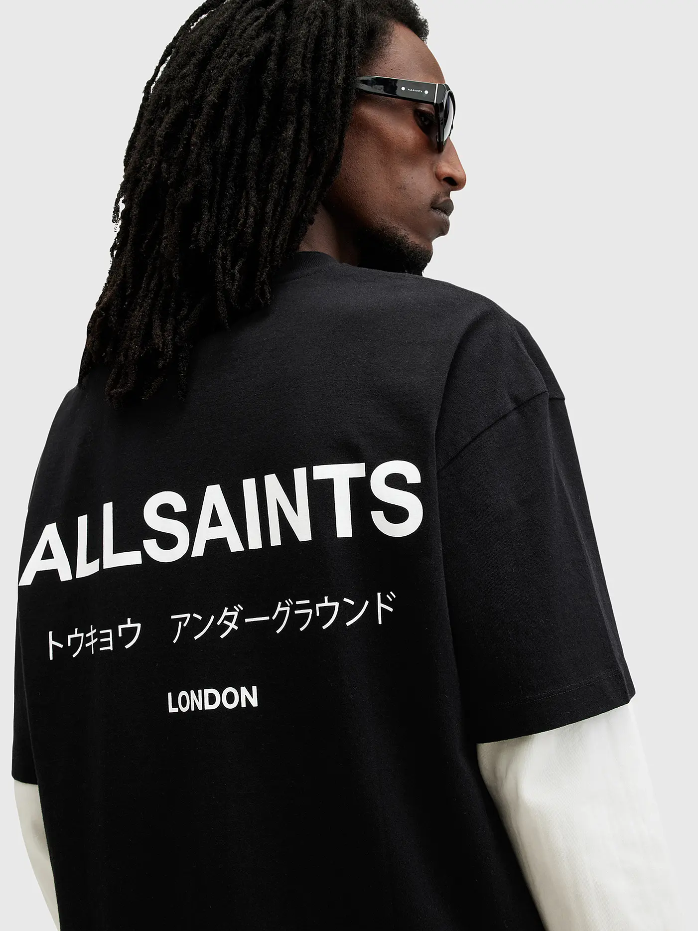 ALLSAINTS | T-Shirt UNDERGROUND | schwarz