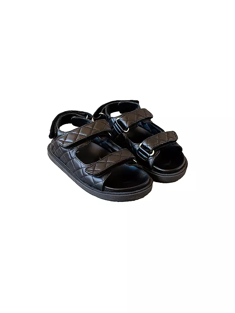 ALOHAS | Sandalen Hook-Loop | schwarz