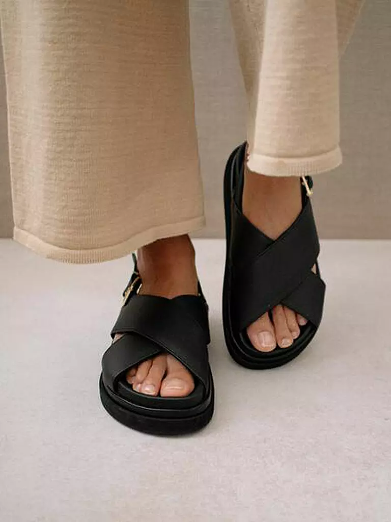 ALOHAS | Sandalen MARSHMELLOW | schwarz