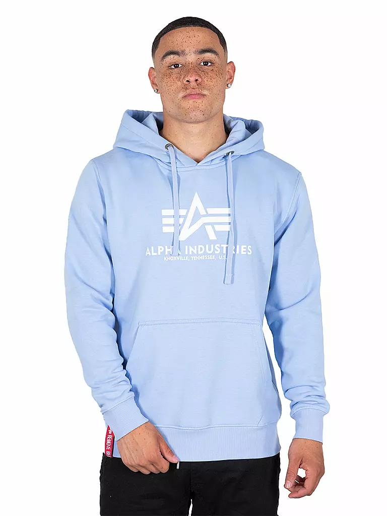 ALPHA INDUSTRIES | Kapuzensweater - Hoodie  | hellblau