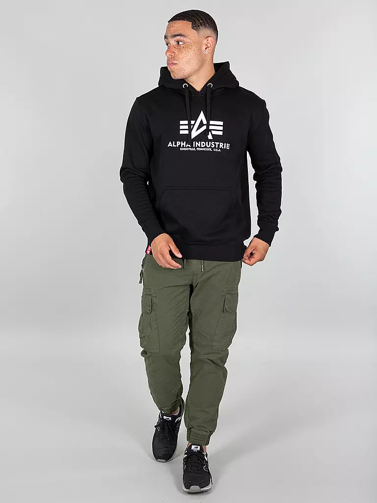 ALPHA INDUSTRIES Kapuzensweater - Hoodie schwarz