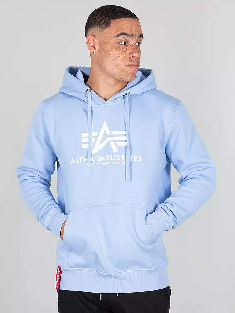 ALPHA INDUSTRIES | Kapuzensweater - Hoodie  | hellblau