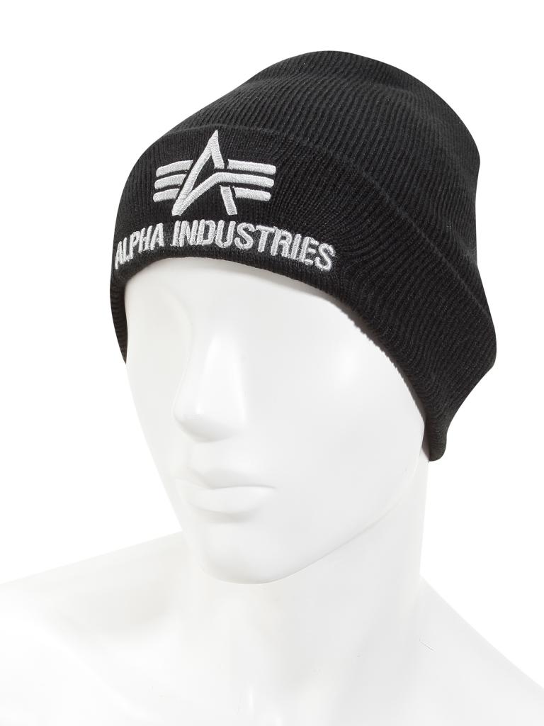 Alpha Industries X-fit Beanie Unisex – Dicke Wintermütze Mit Umschlag & Gesticktem Logo | One Size Aus 100% Acryl