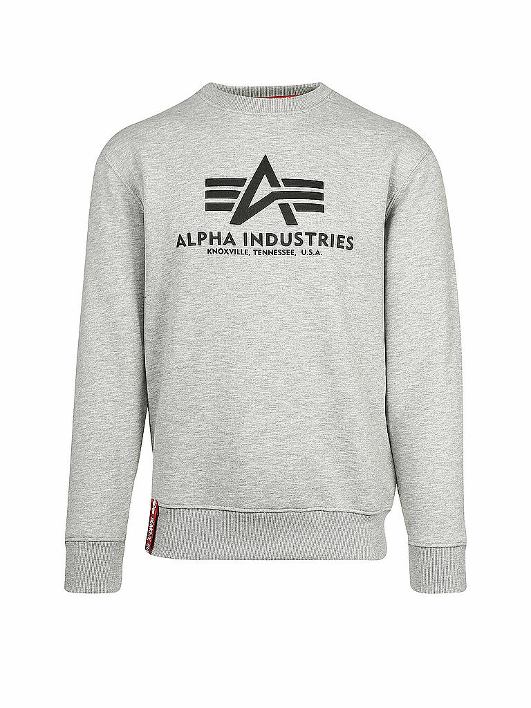 ALPHA INDUSTRIES | Sweater  | grau