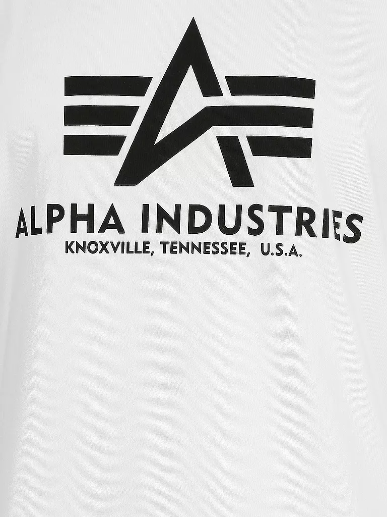 ALPHA INDUSTRIES | T-Shirt  | weiss