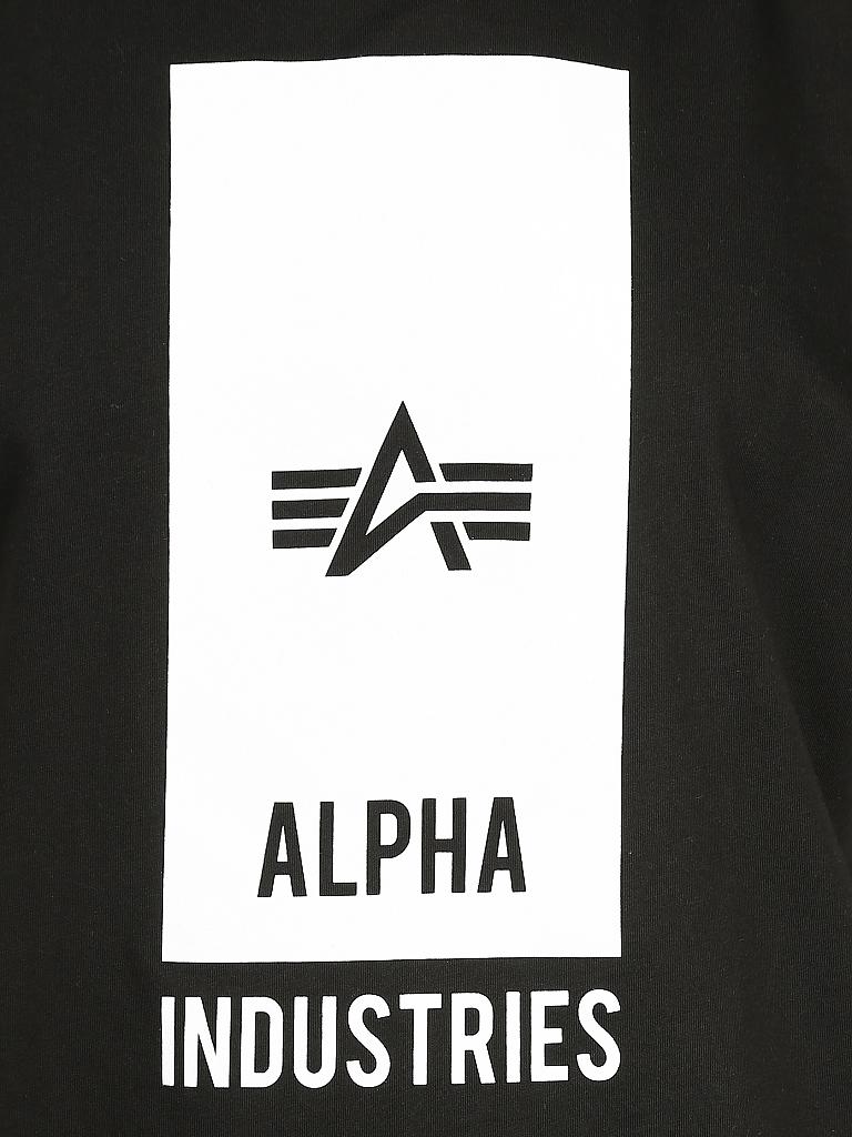 ALPHA INDUSTRIES | T-Shirt  | schwarz