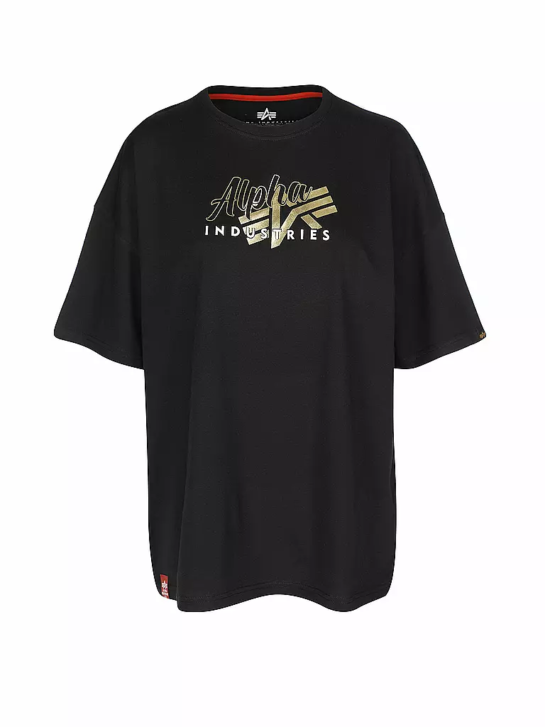ALPHA INDUSTRIES | T-Shirt Oversized | schwarz