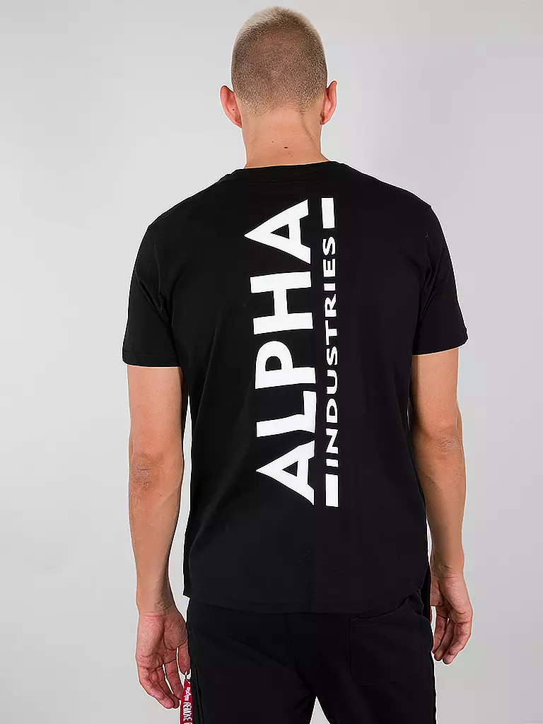 ALPHA INDUSTRIES | T-Shirt | schwarz