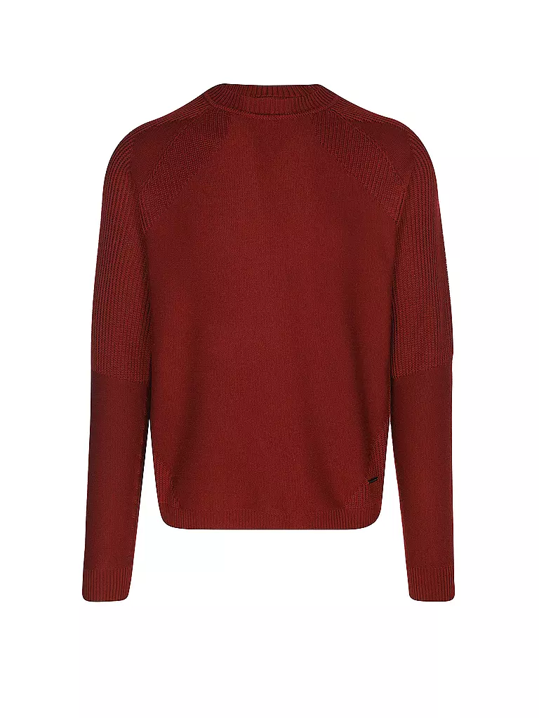 ALPHATAURI | Pullover FLEUR | dunkelrot
