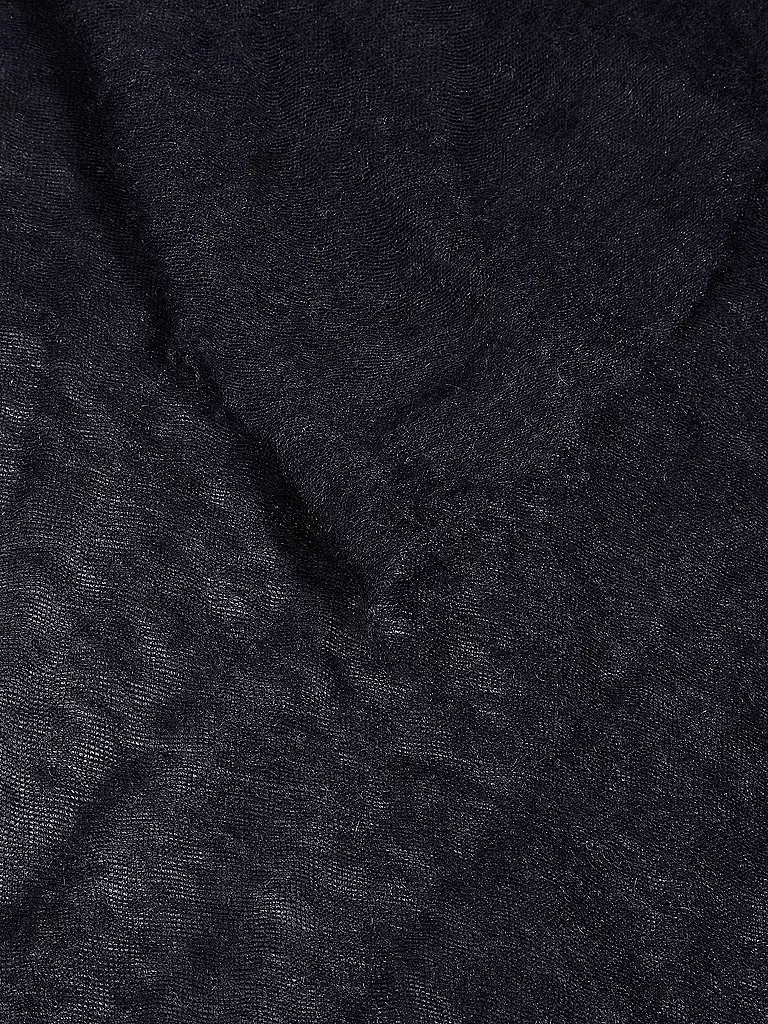 Produktbild von Marineblauer Schal Mit Sternen-Aufdruck, Kaschmir-Gefühl, Warmer