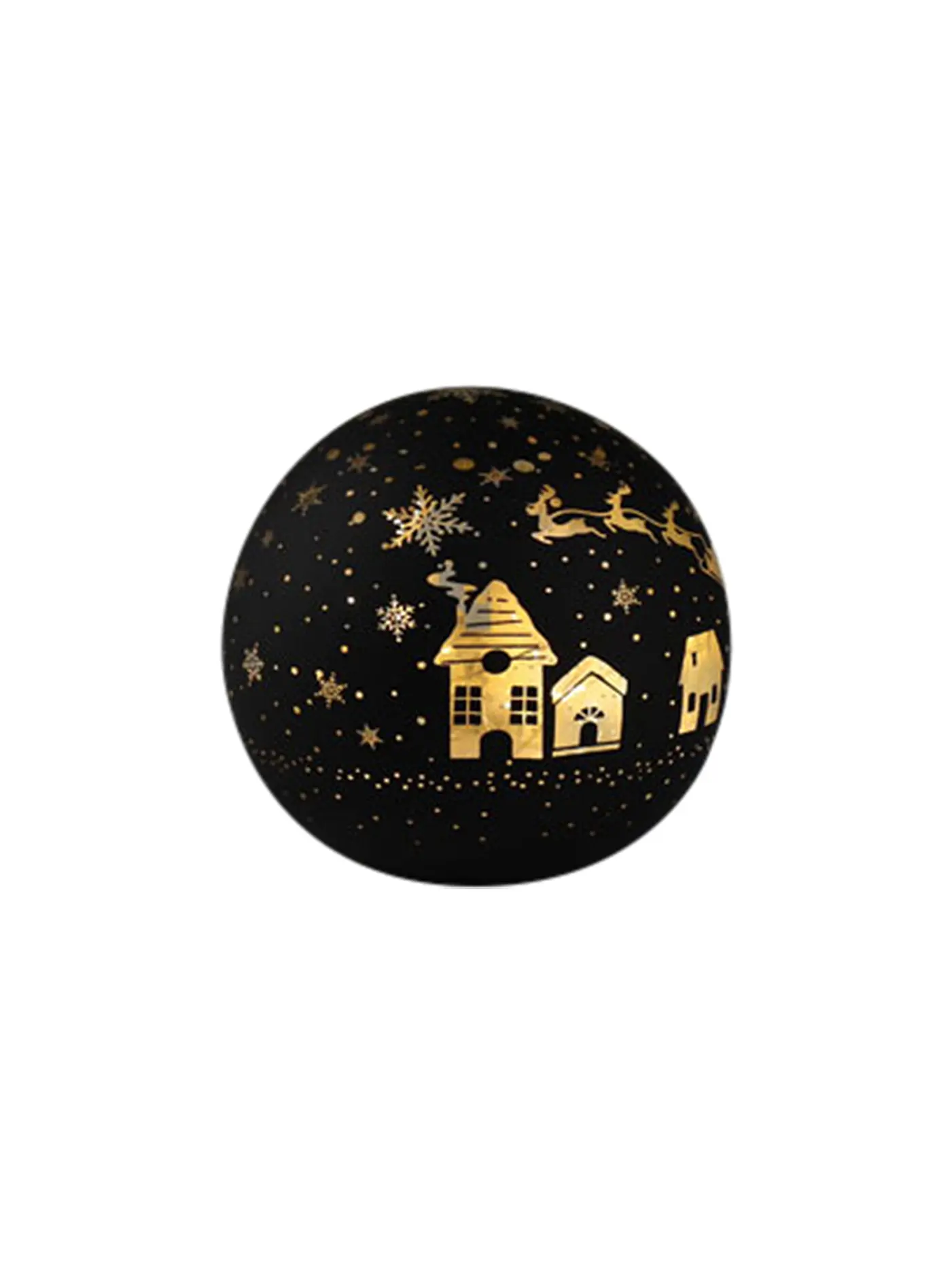 AM DESIGN | LED Weihnachtskugel 15cm | schwarz
