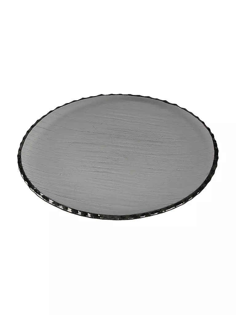 AM DESIGN | Weihnachtsteller 27cm Klar / Silber | silber