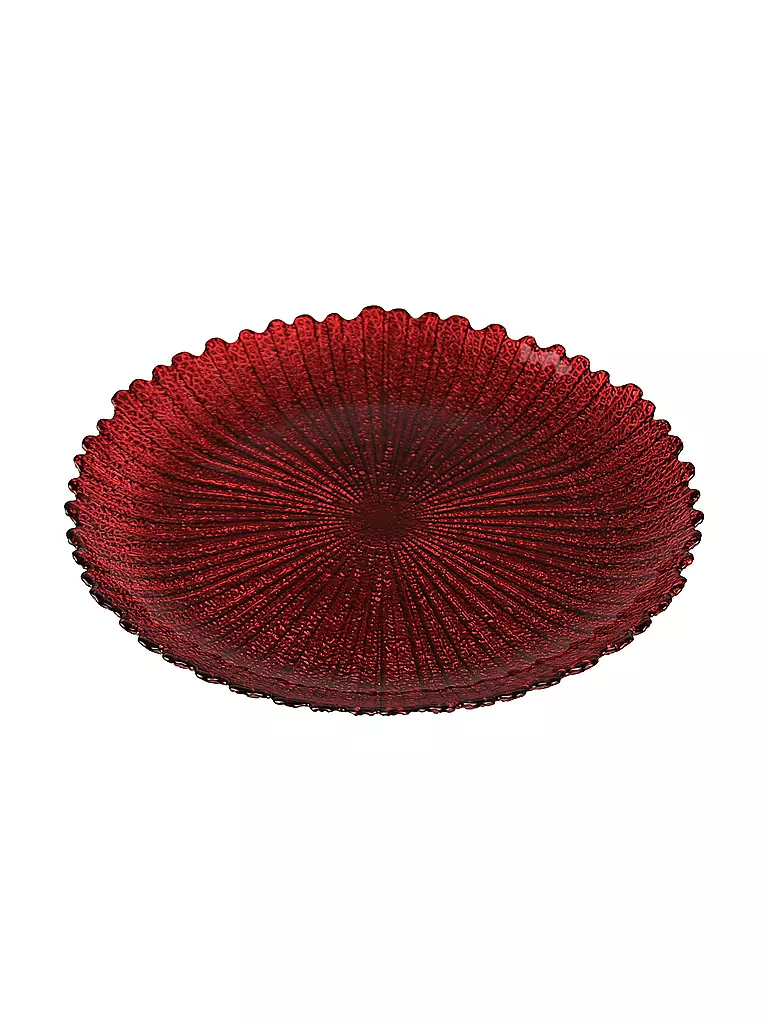 AM DESIGN | Weihnachtsteller 33cm Rot | rot