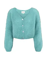 AMERICAN DREAMS | Cardigan Cropped Fit CORNELIA | türkis