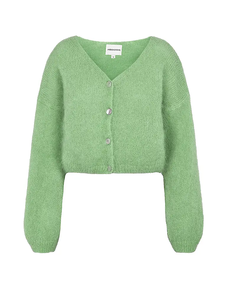 AMERICAN DREAMS | Cardigan Cropped Fit CORNELIA | grün