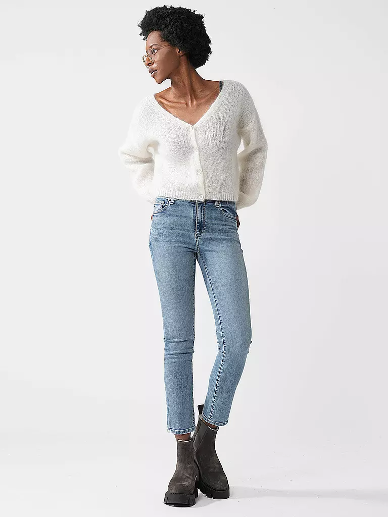 AMERICAN DREAMS | Cardigan Cropped Fit CORNELIA | creme