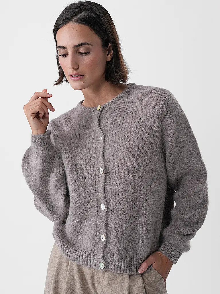 AMERICAN DREAMS | Strickjacke SUSAN | Hellbraun