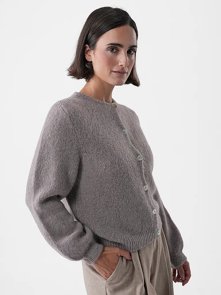 AMERICAN DREAMS | Strickjacke SUSAN | Hellbraun