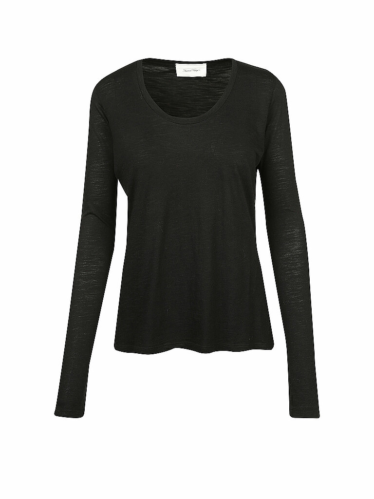 AMERICAN VINTAGE Langarmshirt schwarz | S