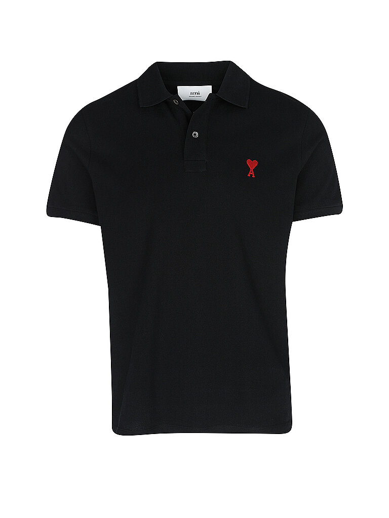 AMI PARIS Poloshirt schwarz | S
