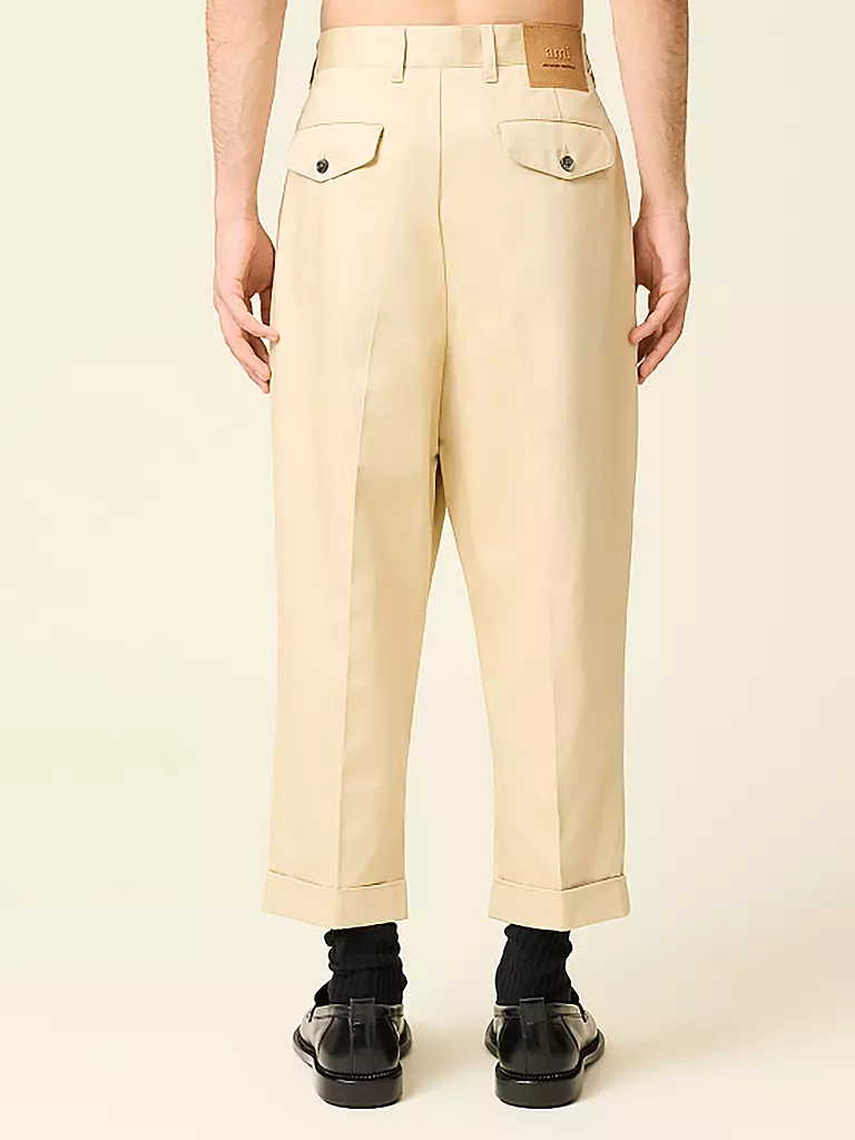 AMI PARIS | Chino Carrot Fit | beige