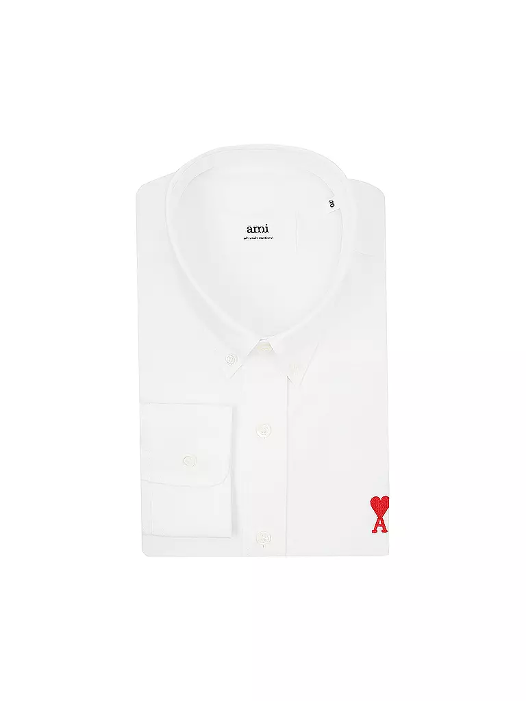 AMI PARIS | Hemd Casual Fit | weiss