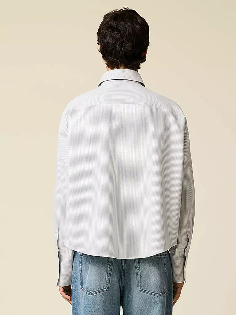 AMI PARIS | Hemd Cropped Fit | hellblau