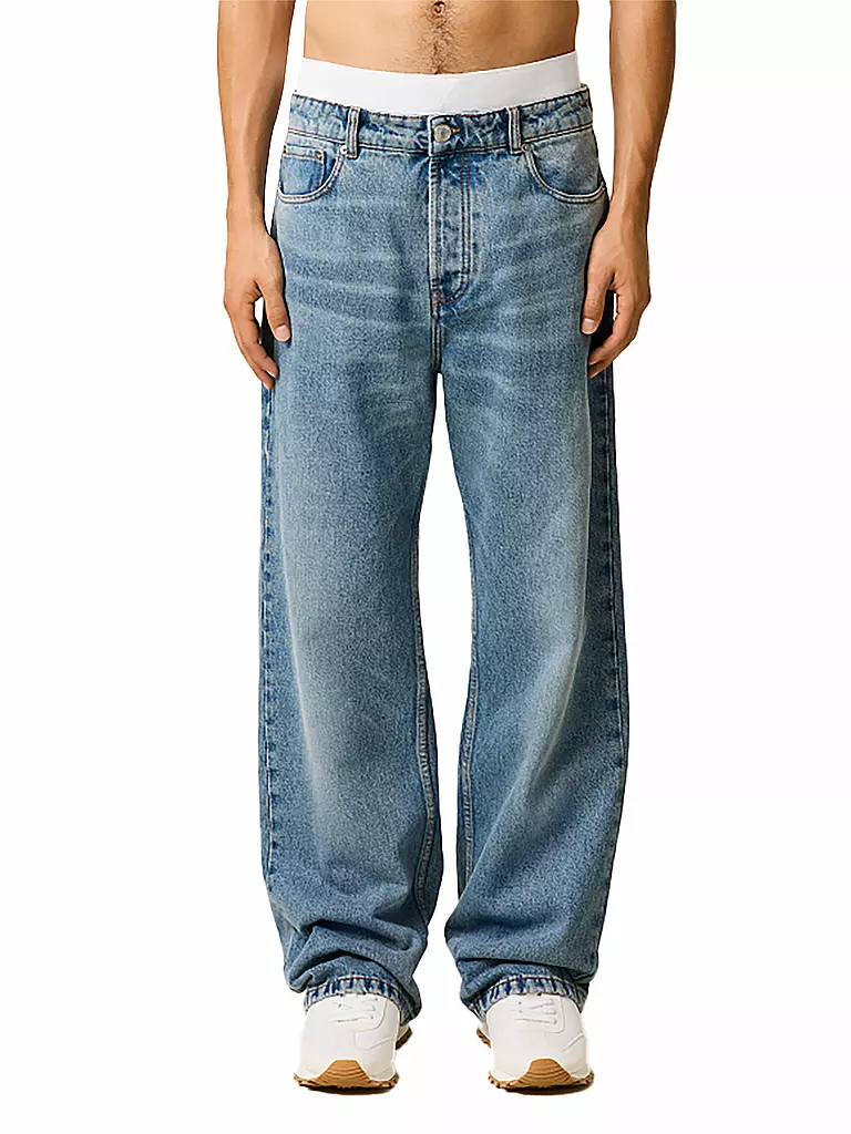 AMI PARIS | Jeans Large Fit  | blau