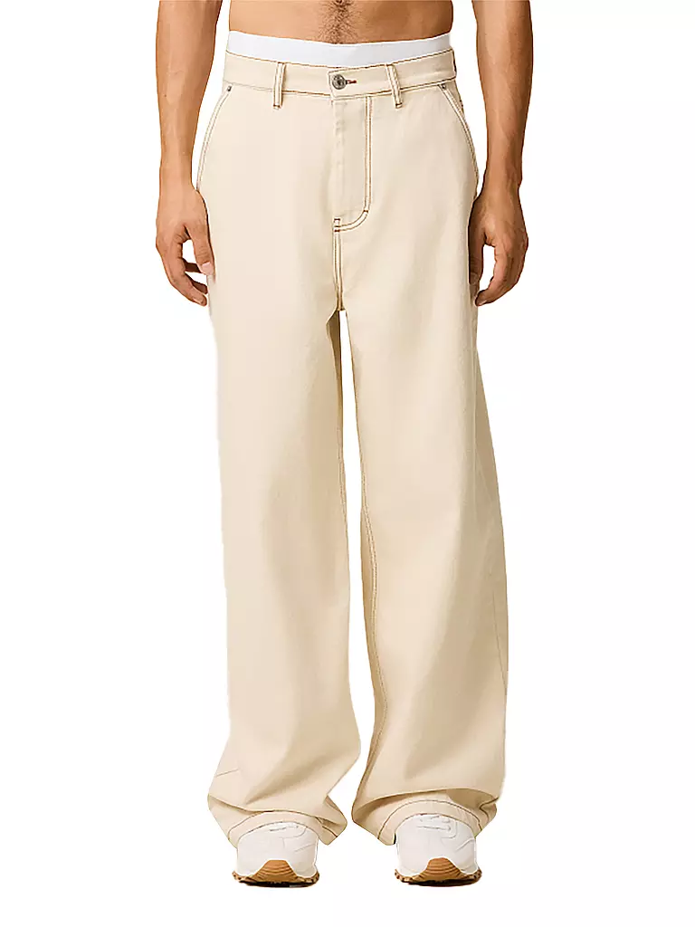 AMI PARIS | Jeans Straight Fit | creme