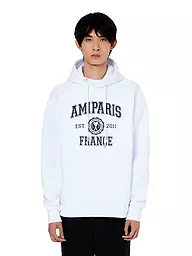 AMI PARIS | Kapuzensweater - Hoodie | weiss