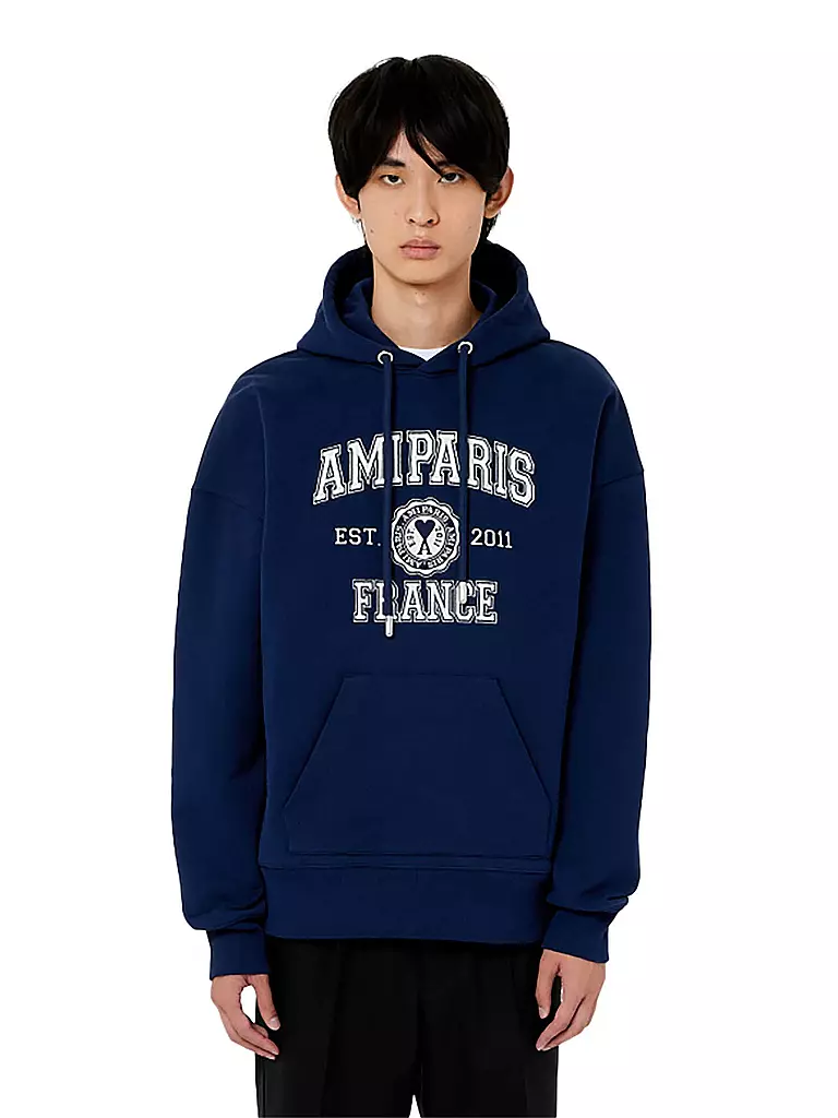 AMI PARIS | Kapuzensweater - Hoodie | blau