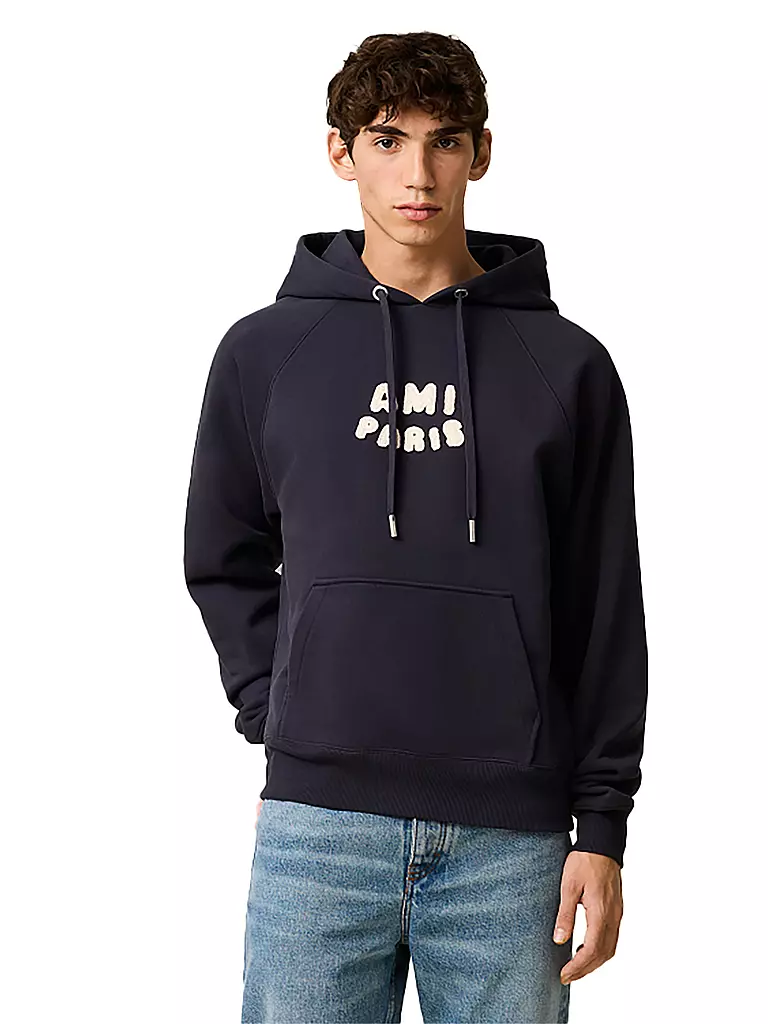 AMI PARIS | Kapuzensweater - Hoodie | blau