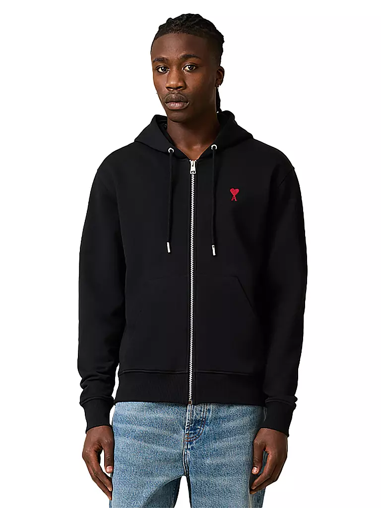 AMI PARIS | Kapuzensweater - Hoodie | schwarz
