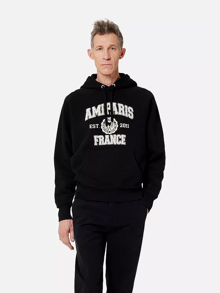 AMI PARIS | Kapuzensweater - Hoodie | schwarz